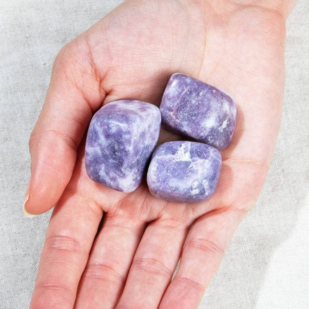 Lepidolite Stone Set by Tiny Rituals