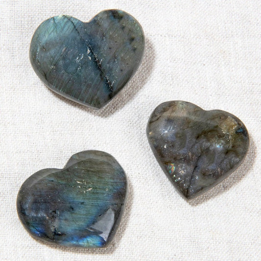 Labradorite Mini Heart Set by Tiny Rituals