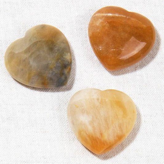 Yellow Jade Mini Heart Set by Tiny Rituals