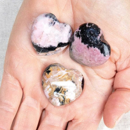 Rhodonite Mini Heart Set by Tiny Rituals