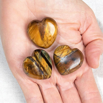 Tiger Eye Mini Heart Set by Tiny Rituals