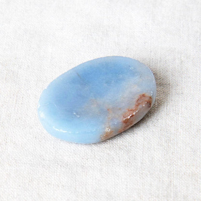 Angelite Worry Stone by Tiny Rituals