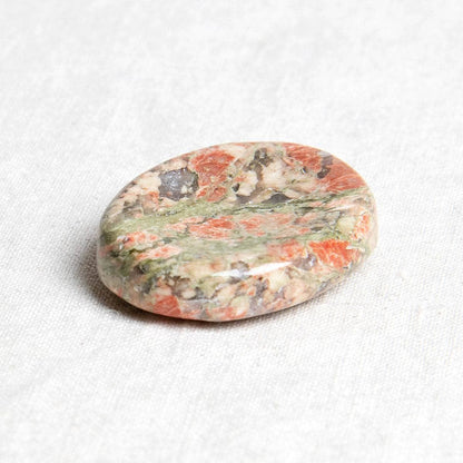 Unakite Worry Stone by Tiny Rituals