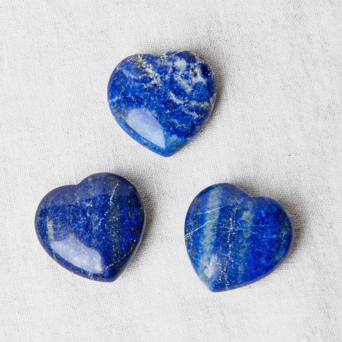Lapis Lazuli Mini Heart Set by Tiny Rituals