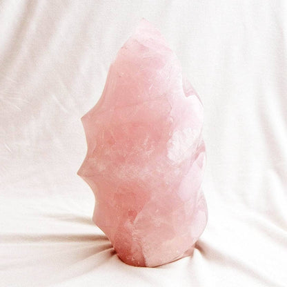 Rose Quartz Flame Crystals by Tiny Rituals