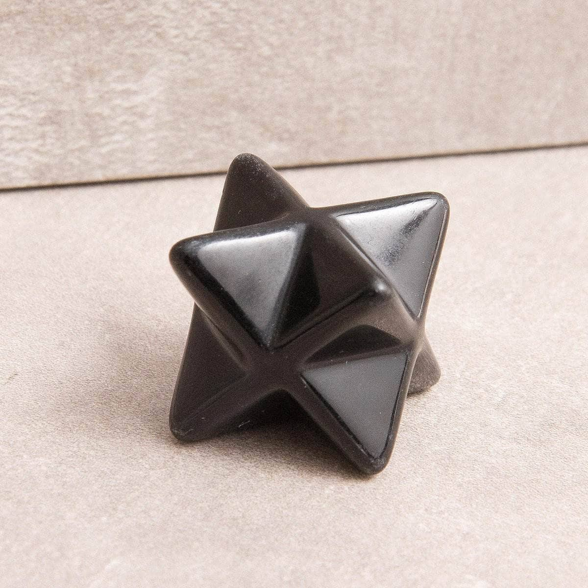 Black Obsidian Merkaba by Tiny Rituals