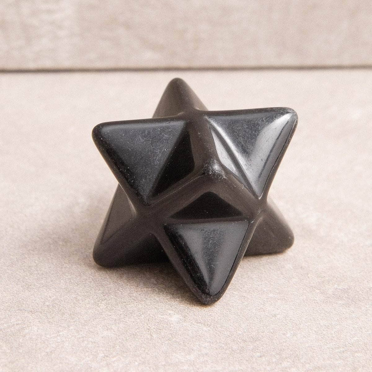 Black Obsidian Merkaba by Tiny Rituals