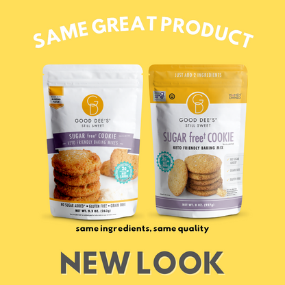 Sugar Free Keto Cookie Mix - Gluten Free and No Added Sugar by Good Dee's