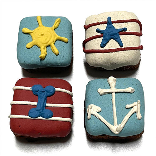 Nautical Brownie Bites by Bubba Rose Biscuit Co.