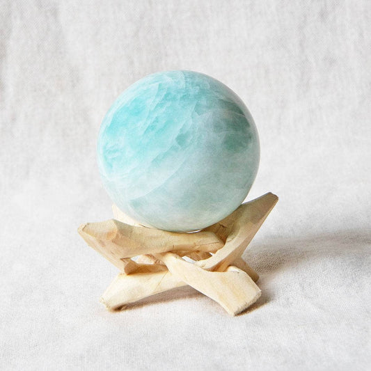 Amazonite Sphere with Tripod by Tiny Rituals