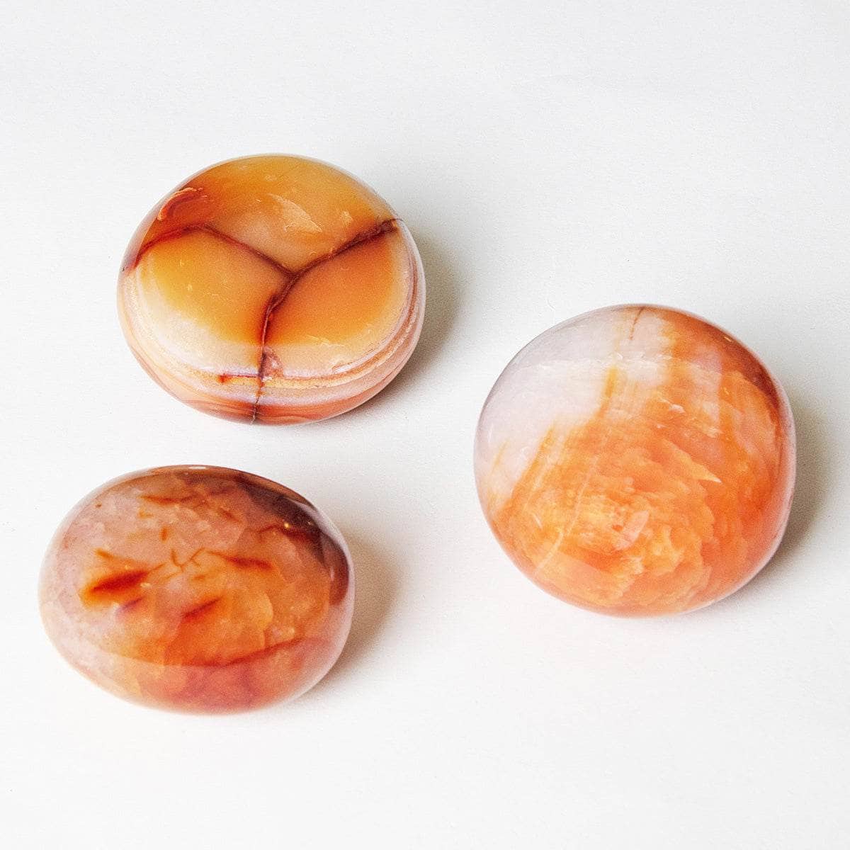 Carnelian Palm Stones - AAA Premium Quality by Tiny Rituals