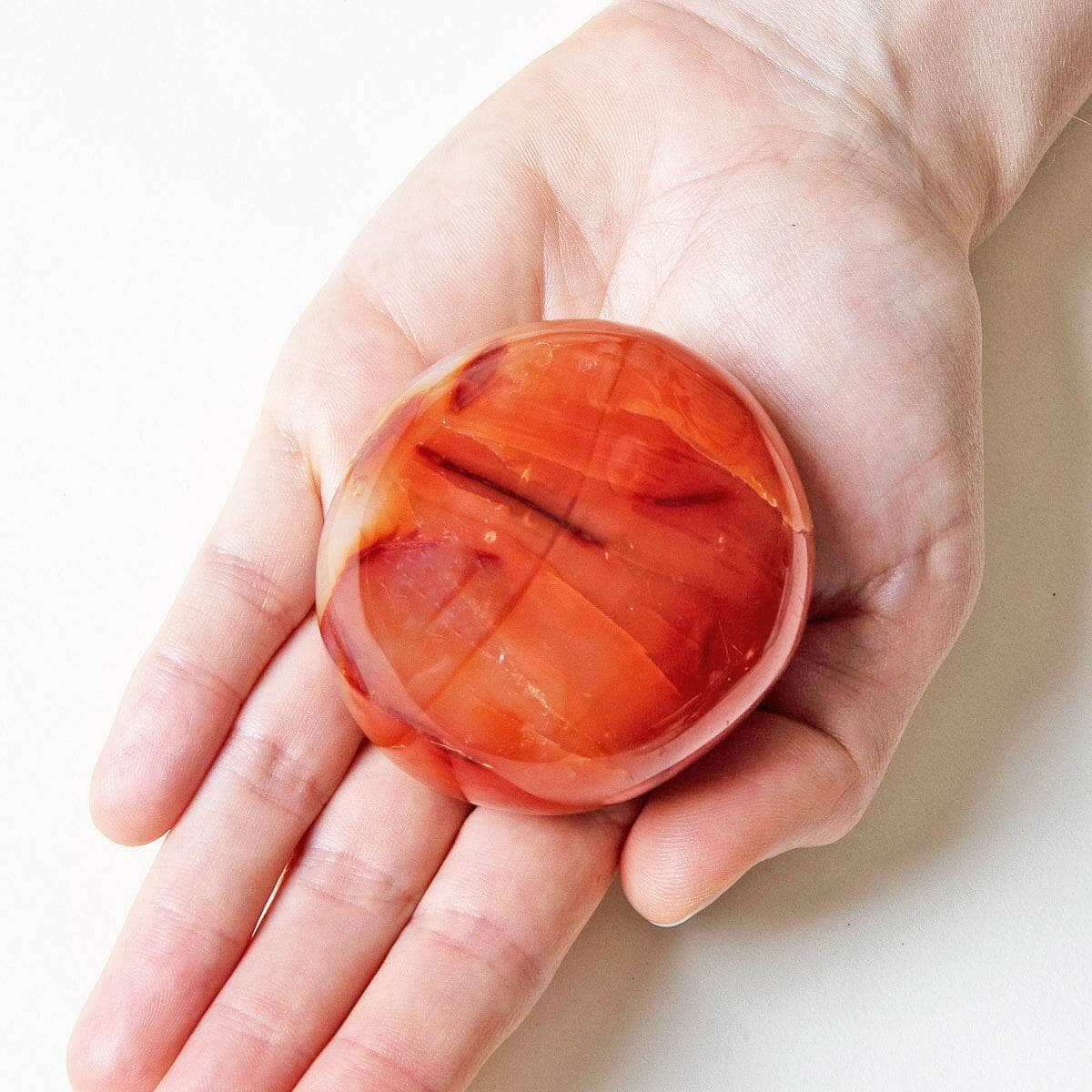 Carnelian Palm Stones - AAA Premium Quality by Tiny Rituals