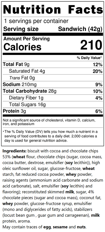 Freeze-Dried Ice Cream Cookie - Stracciatella by The Rotten Fruit Box