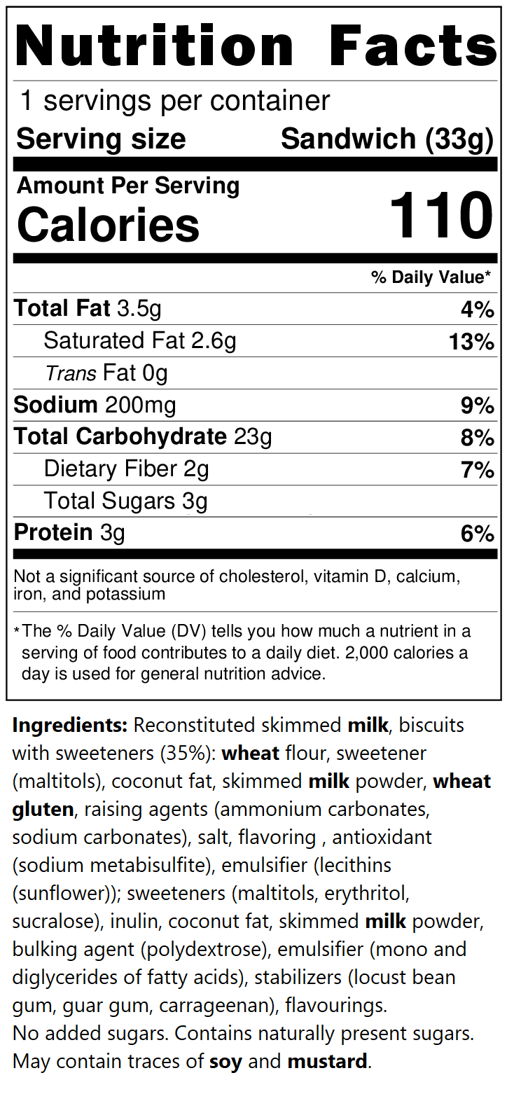 Freeze-Dried No Added Sugar Ice Cream Sandwich by The Rotten Fruit Box