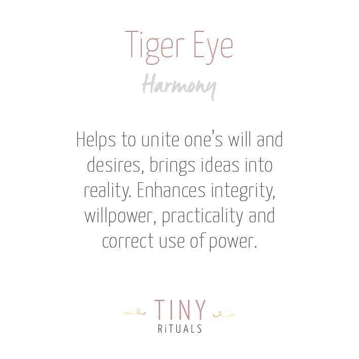 Tiger Eye Stone Set by Tiny Rituals