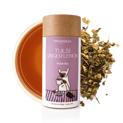 Tulsi Ginger Lemon by Open Door Tea