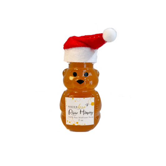 Santa Bear 2 ounce Honey by Sister Bees