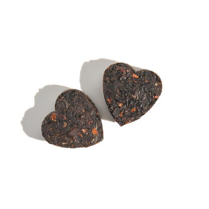 Vanilla Rose Dark Tea (Puerh) Hearts by Plum Deluxe Tea