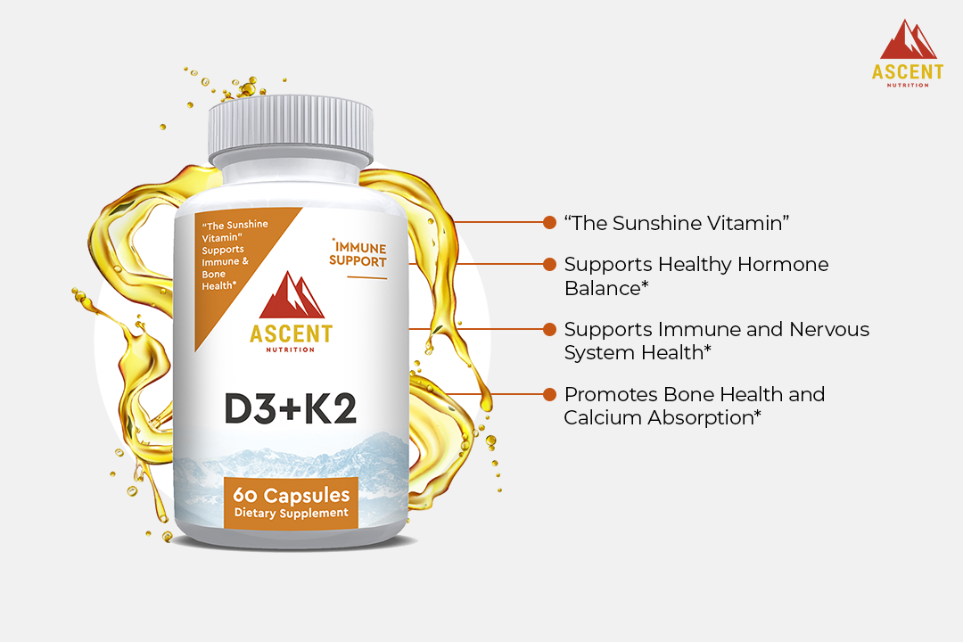 D3 + K2 by Ascent Nutrition