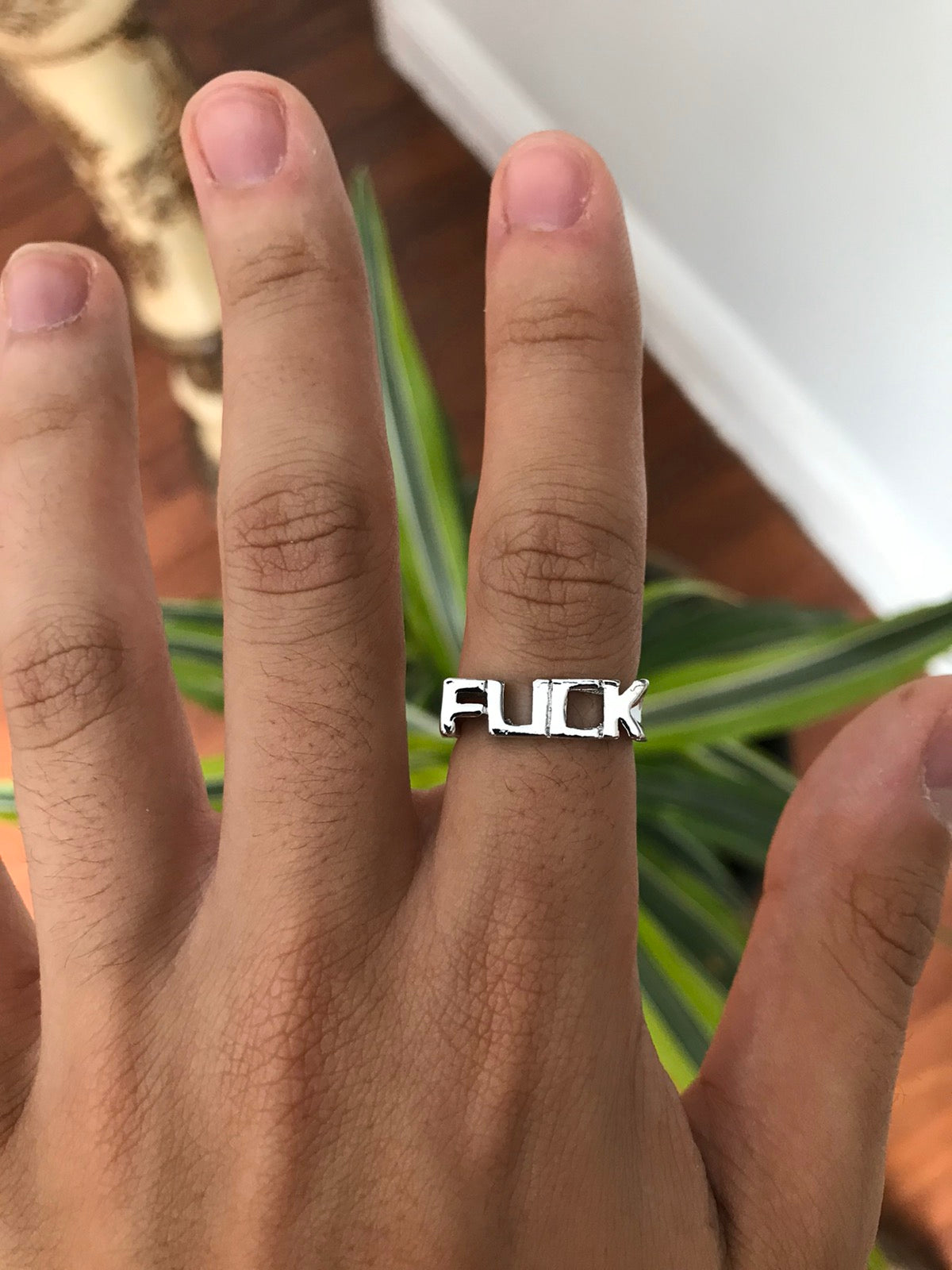 "Fuck" Ring by White Market