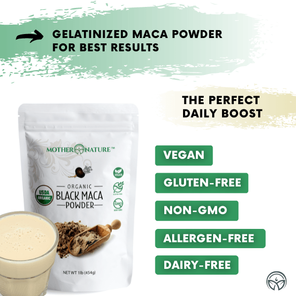 Black Maca Powder by Mother Nature Organics