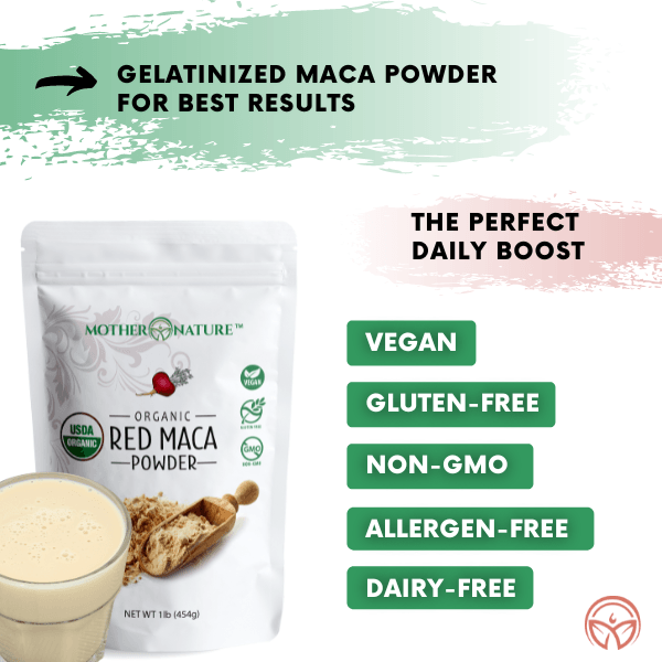 Red Maca Powder by Mother Nature Organics