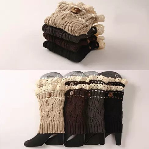 Winter Warmers SuperCute CableKnit Socks by VistaShops