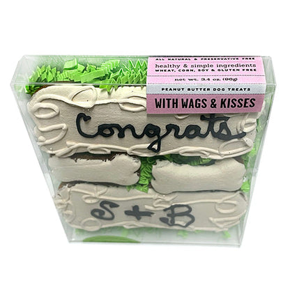 With Wags & Kisses Box - Custom Bones by Bubba Rose Biscuit Co.