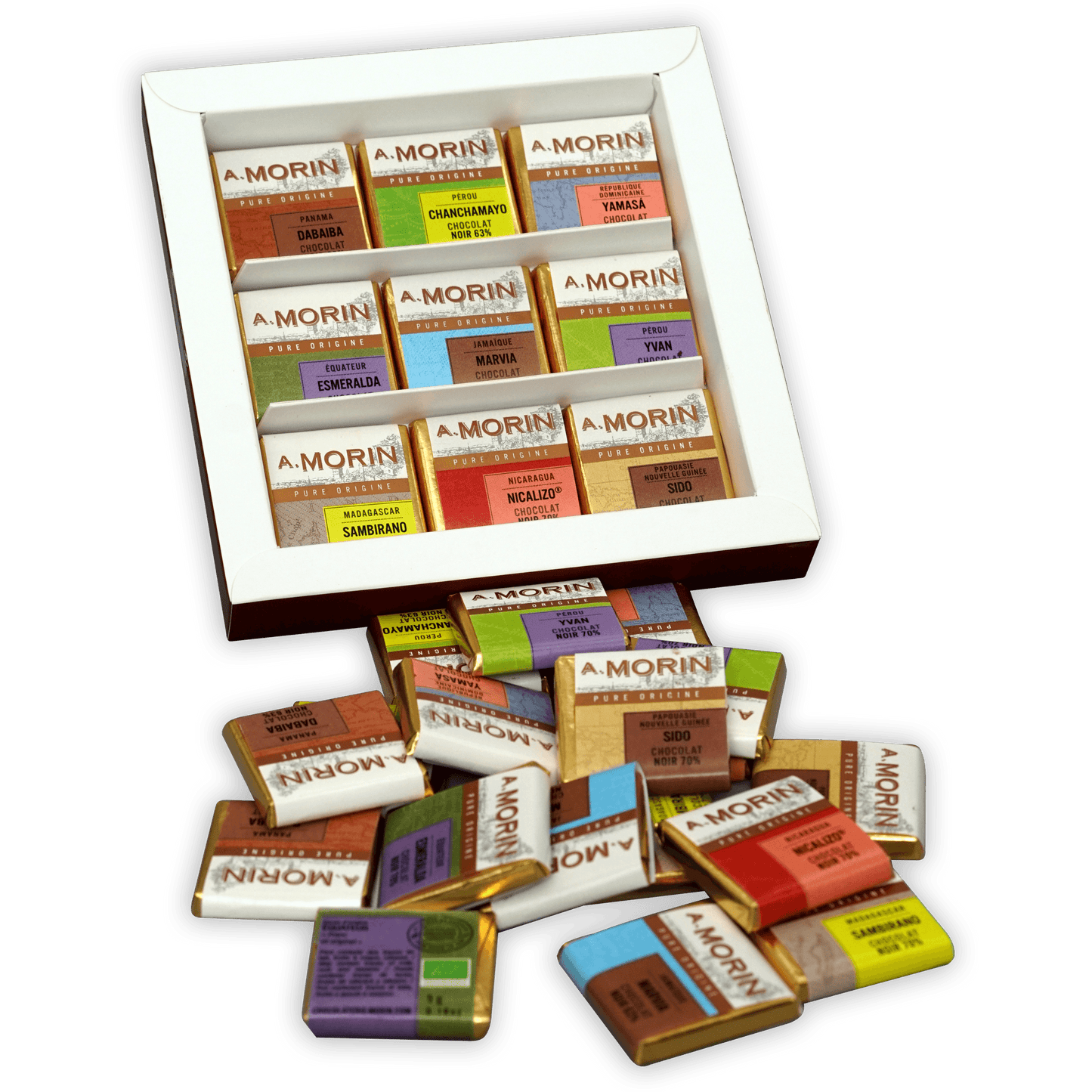 A. Morin Dark Chocolate Tasting Box by Bar & Cocoa