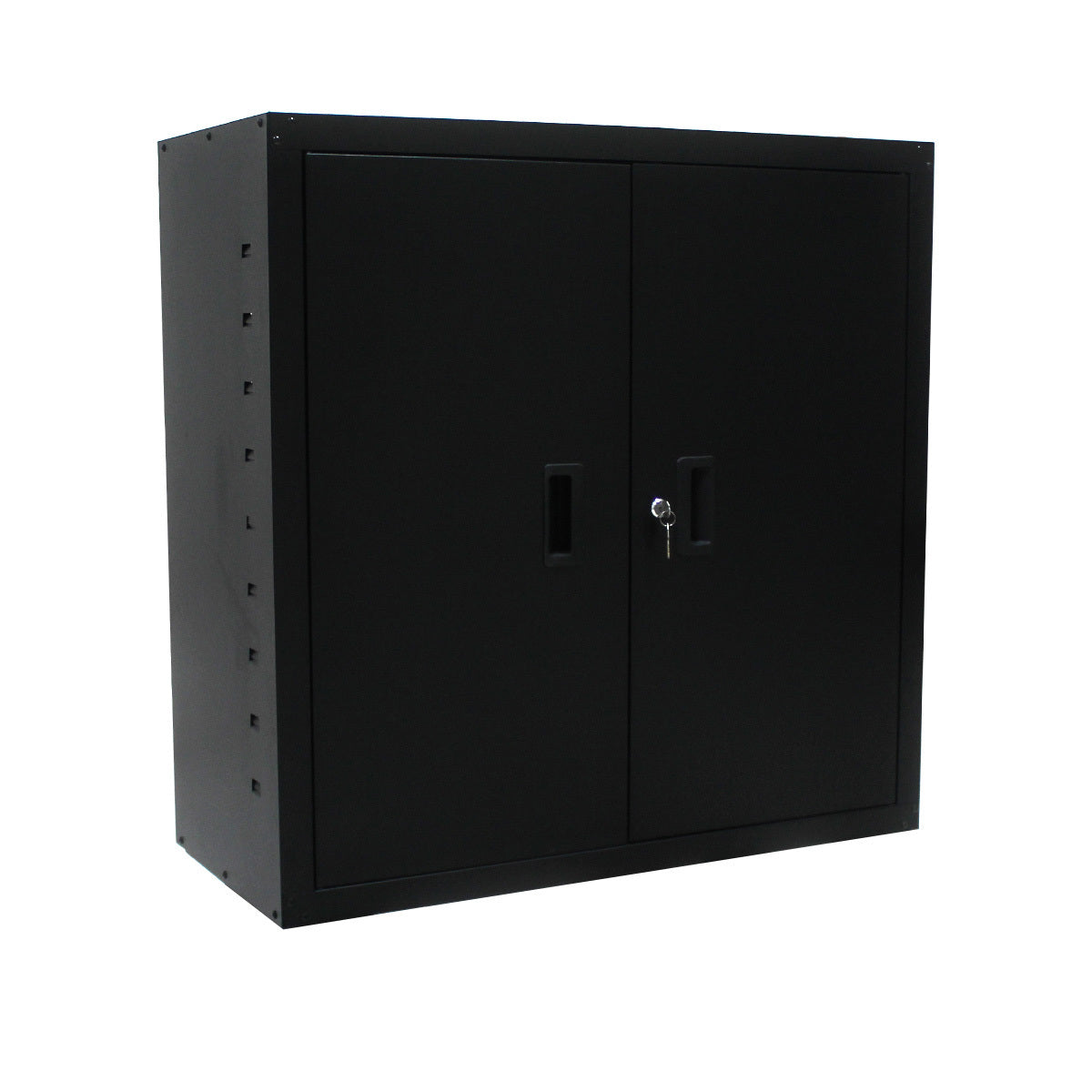 Metal Storage Cabinet with Locking Doors and One  Adjustable Shelves