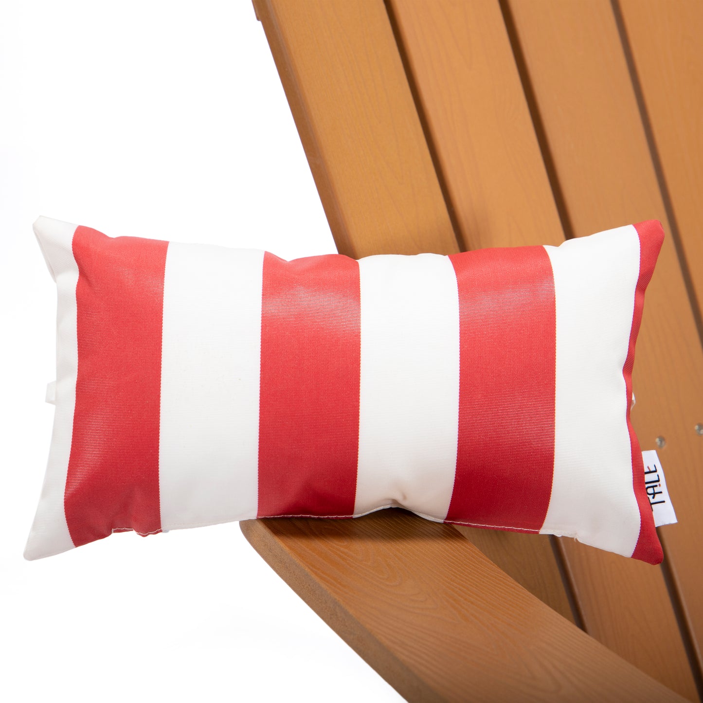 TALE Adirondack Chair Backyard Furniture Painted Seat Pillow Red