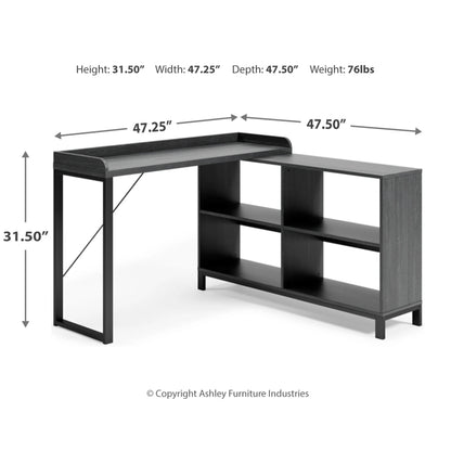 Ashley Yarlow Contemporary Home Office L-Desk H215-24