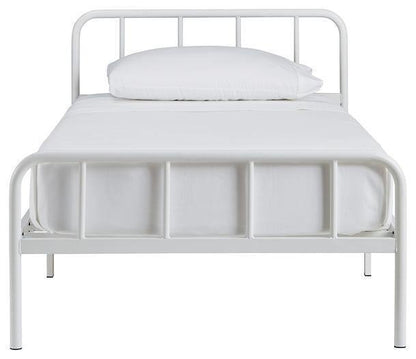 Ashley Trentlore White Contemporary Twin Platform Bed B076-271