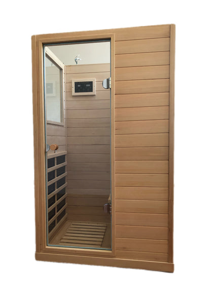 Mini Left Side  Hemlock Sauna Room