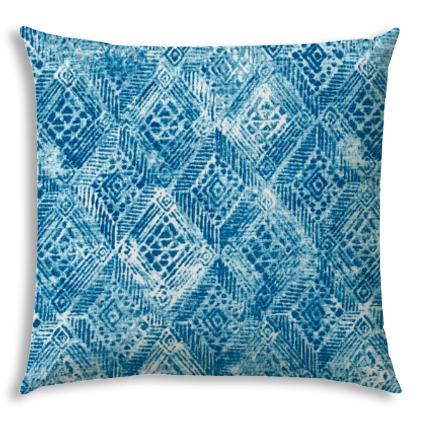 REMEDIA Blue Indoor/Outdoor Pillow - Sewn Closure
