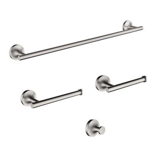 Wall Mounted Bathroom Hardware 4-piece Set