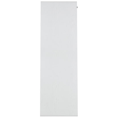 71-inch High wardrobe and cabinet , Clothes Locker，classic sliding barn door armoscope, locker, organizer for bedroom, cloakroom, living room,color： white