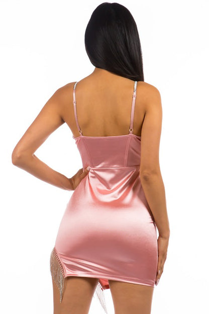 PARTY DRESS satin