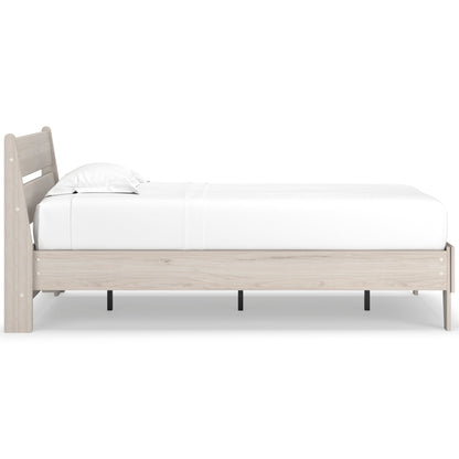 Ashley Socalle Natural Contemporary Twin Panel Platform Bed EB1864B3