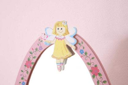 Kids Funnel Olivia the Fairy Girl‘s Wooden Standing Mirror