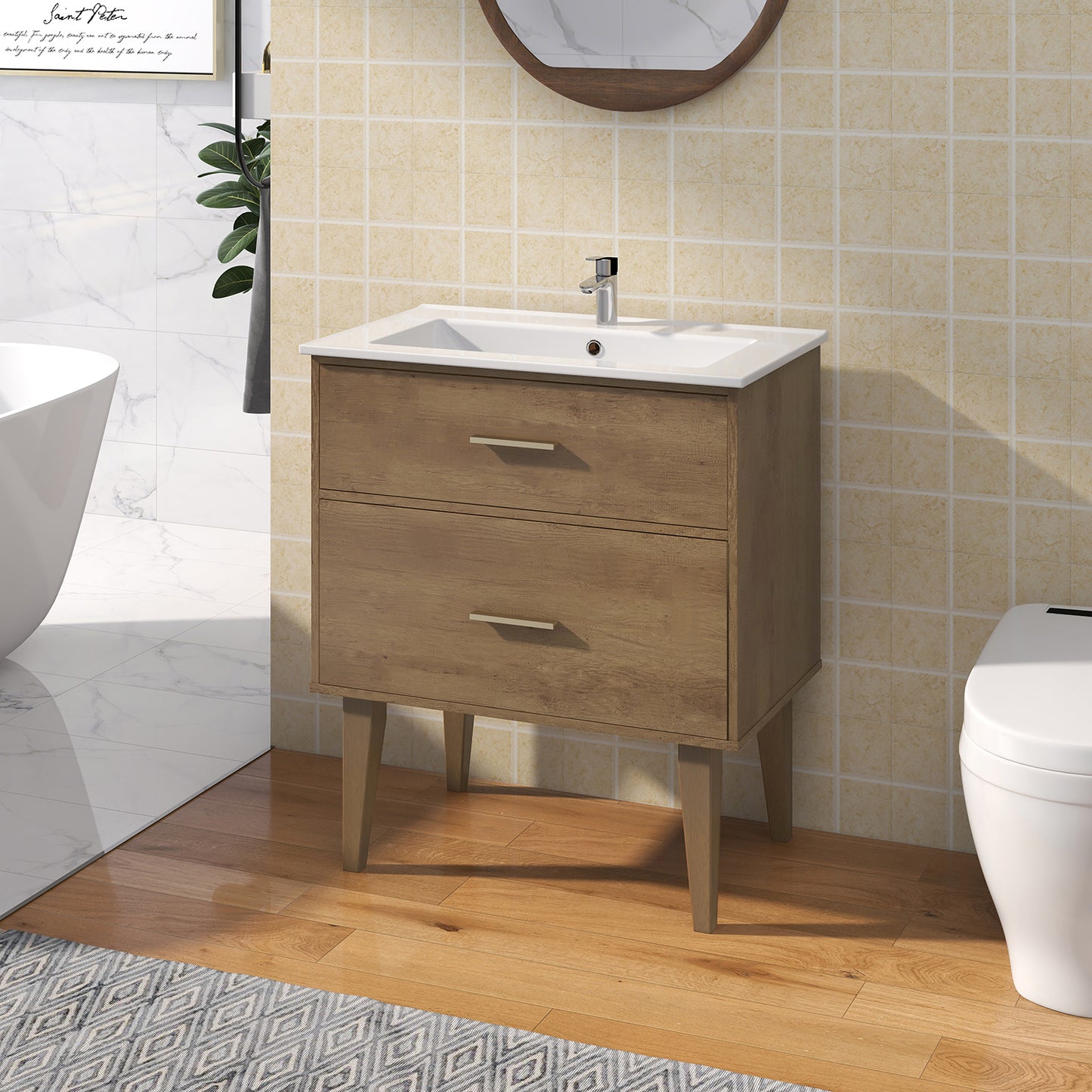 Argolis 30" Single Bathroom Vanity Set