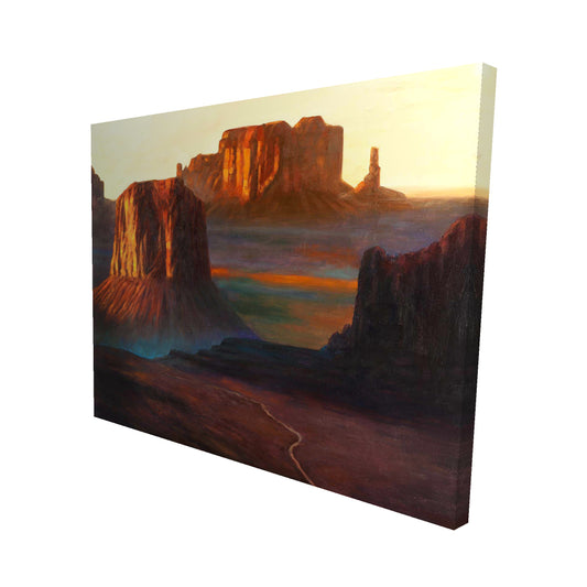 Monument valley tribal park in arizona - 16x20 Print on canvas