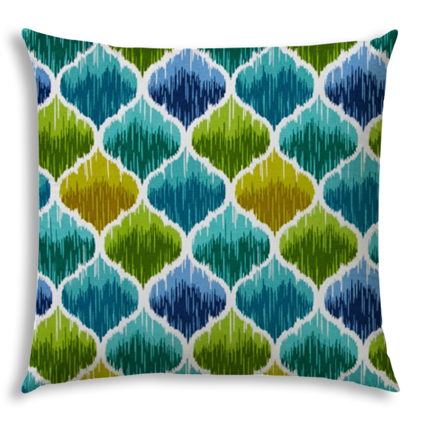 DENALINE Blue Indoor/Outdoor Pillow - Sewn Closure