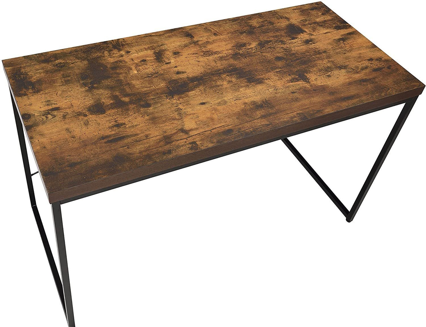 ACME Bob Desk in Weathered Oak & Black 92396