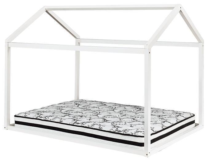 Ashley Flannibrook White Contemporary Full House Bed Frame B082-262