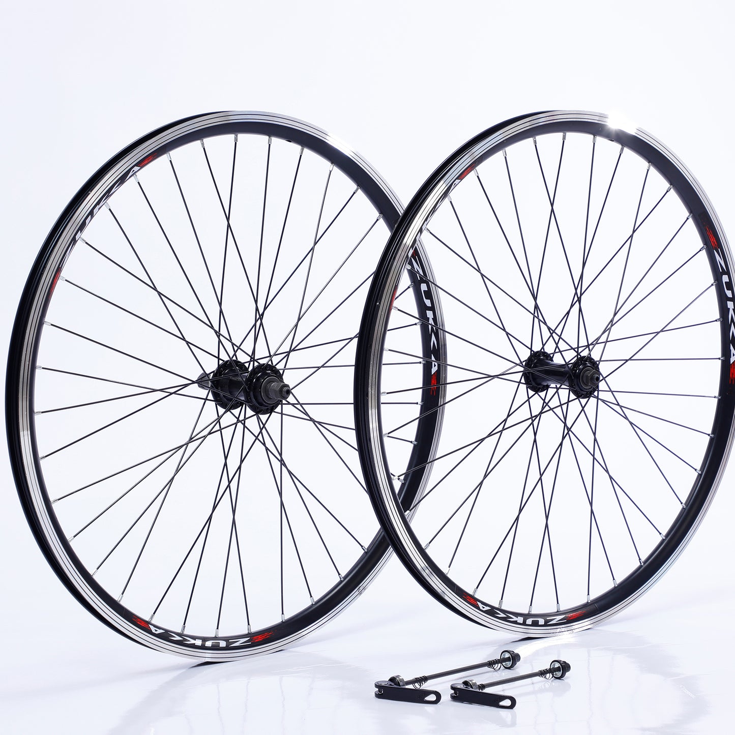 Front and Rear Bicycle Wheel 26”  36H