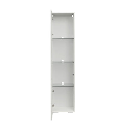 Side cabinet with aluminum strip lamp,