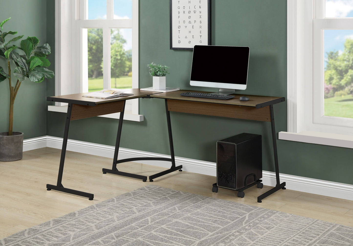 ACME Dazenus Computer Desk, Black Finish OF00044