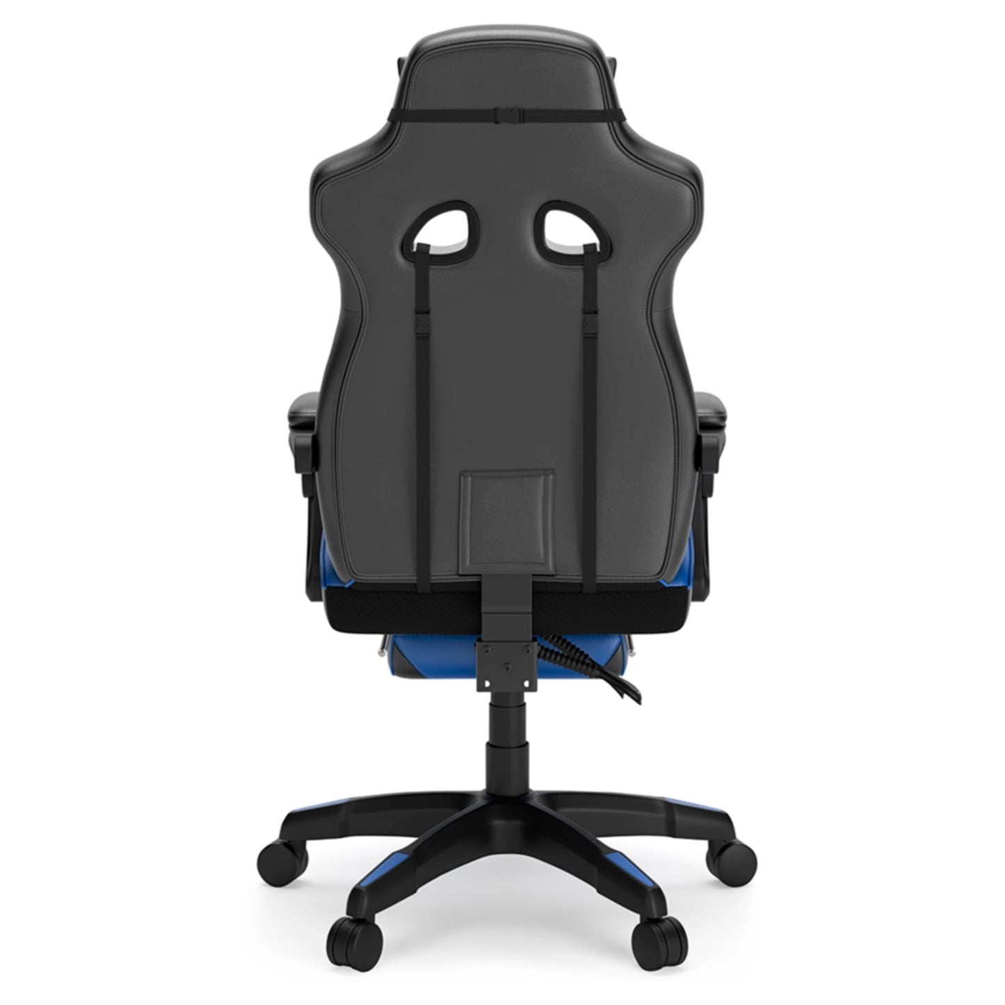 Ashley Lynxtyn Blue Black Contemporary Home Office Swivel Desk Chair H400-06A