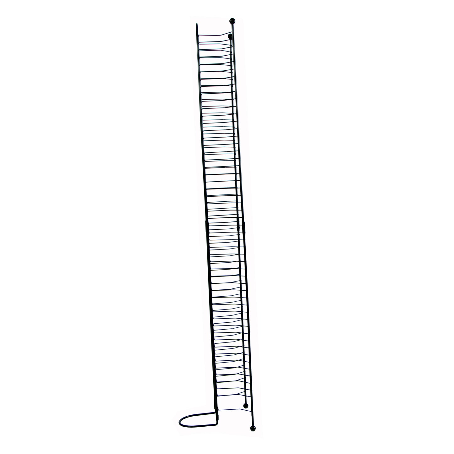 Nestable 52 DVD/Blu Ray Tower- Gunmetal color w/ metal balls